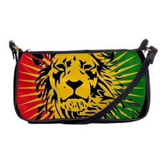 Lion Head Africa Rasta Shoulder Clutch Bag by Mog4mog4