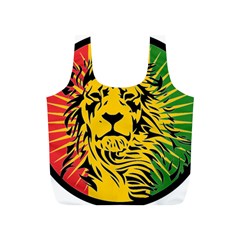 Lion Head Africa Rasta Full Print Recycle Bag (s) by Mog4mog4