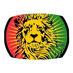 Lion Head Africa Rasta Mini Square Pill Box by Mog4mog4