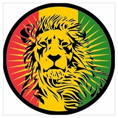 Lion Head Africa Rasta Lightweight Scarf 