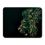 Angry Male Lion Small Mousepad Front