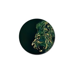 Angry Male Lion Golf Ball Marker