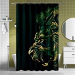 Angry Male Lion Shower Curtain 48  x 72  (Small)  Curtain(48  X 72 ) - 42.18 x64.8  Curtain(48  X 72 )