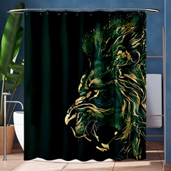 Angry Male Lion Shower Curtain 60  X 72  (medium) 