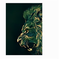 Angry Male Lion Large Garden Flag (two Sides)