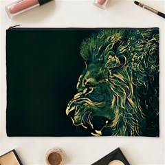 Angry Male Lion Cosmetic Bag (xxxl)