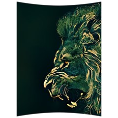 Angry Male Lion Back Support Cushion