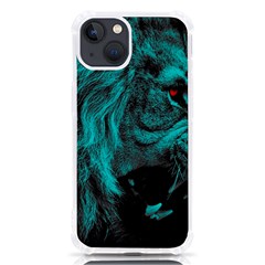 Angry Male Lion Predator Carnivore Iphone 13 Tpu Uv Print Case by Mog4mog4