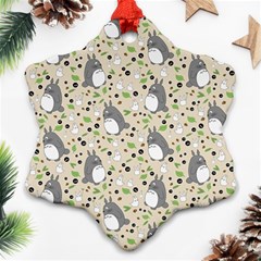 Pattern My Neighbor Totoro Ornament (snowflake) by Mog4mog4