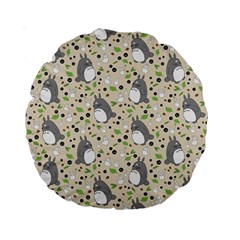 Pattern My Neighbor Totoro Standard 15  Premium Round Cushions