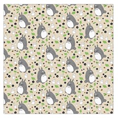 Pattern My Neighbor Totoro Square Satin Scarf (36  X 36 ) by Mog4mog4