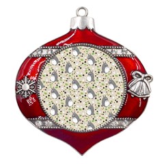 Pattern My Neighbor Totoro Metal Snowflake And Bell Red Ornament by Mog4mog4