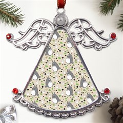 Pattern My Neighbor Totoro Metal Angel With Crystal Ornament by Mog4mog4