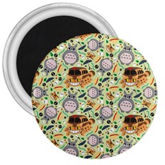 My Neighbor Totoro Pattern 3  Magnets by Mog4mog4