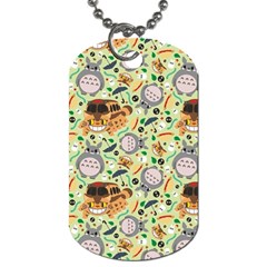 My Neighbor Totoro Pattern Dog Tag (one Side)