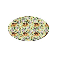 My Neighbor Totoro Pattern Sticker Oval (100 Pack)