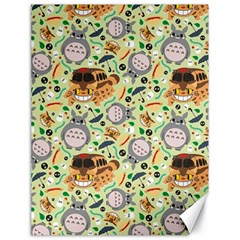 My Neighbor Totoro Pattern Canvas 18  X 24  by Mog4mog4