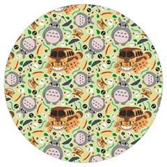 My Neighbor Totoro Pattern Round Trivet by Mog4mog4