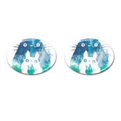 My Neighbor Totoro Cufflinks (oval)