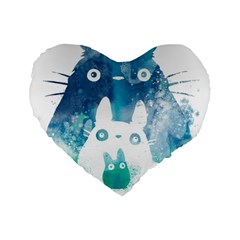 My Neighbor Totoro Standard 16  Premium Heart Shape Cushions