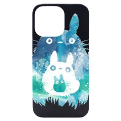 My Neighbor Totoro Iphone 14 Pro Max Black Uv Print Case by Mog4mog4