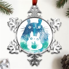 My Neighbor Totoro Metal Small Snowflake Ornament