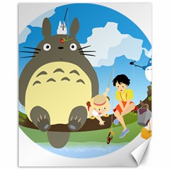 My Neighbor Totoro Totoro Canvas 11  X 14  by Mog4mog4