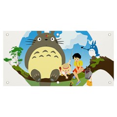 My Neighbor Totoro Totoro Banner And Sign 6  X 3  by Mog4mog4