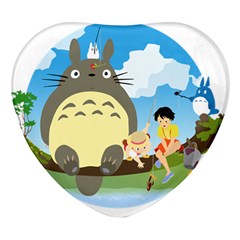 My Neighbor Totoro Totoro Heart Glass Fridge Magnet (4 Pack)