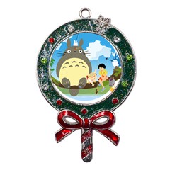 My Neighbor Totoro Totoro Metal X mas Lollipop With Crystal Ornament