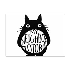 My Neighbor Totoro Black And White Sticker A4 (10 Pack) by Mog4mog4