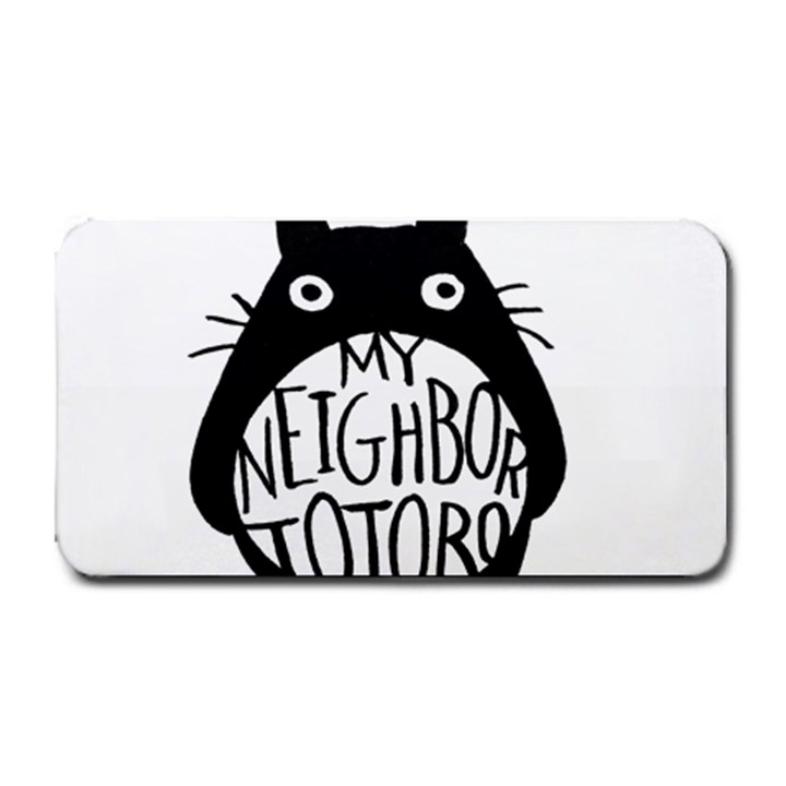 My Neighbor Totoro Black And White Medium Bar Mat