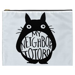 My Neighbor Totoro Black And White Cosmetic Bag (xxxl) by Mog4mog4