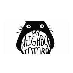 My Neighbor Totoro Black And White Satin Wrap 35  X 70  by Mog4mog4