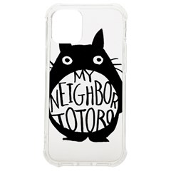 My Neighbor Totoro Black And White Iphone 12 Mini Tpu Uv Print Case	 by Mog4mog4