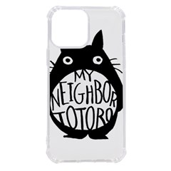 My Neighbor Totoro Black And White Iphone 13 Pro Max Tpu Uv Print Case by Mog4mog4