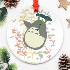 My Neighbor Totoro Cartoon Ornament (round) by Mog4mog4