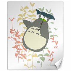 My Neighbor Totoro Cartoon Canvas 11  X 14  by Mog4mog4