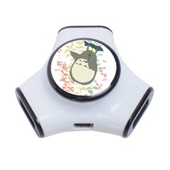 My Neighbor Totoro Cartoon 3-port Usb Hub by Mog4mog4