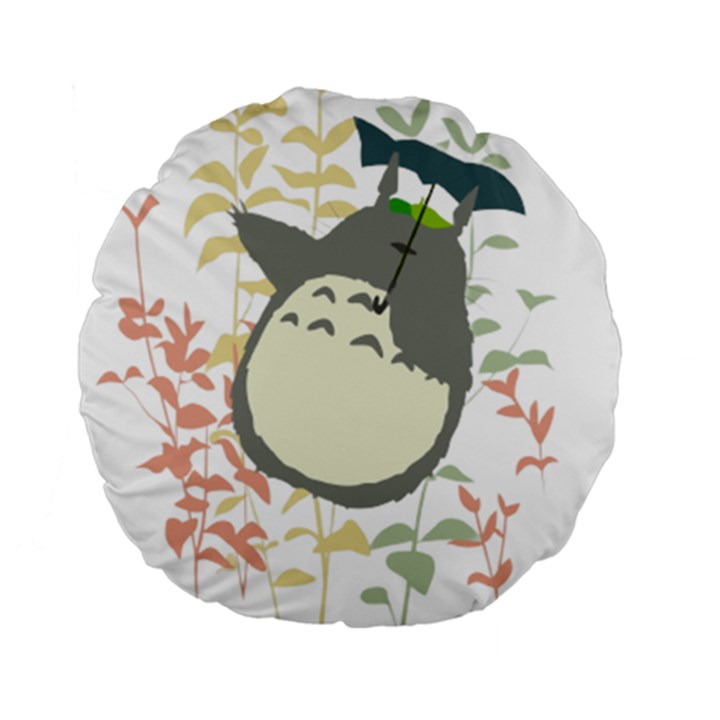 My Neighbor Totoro Cartoon Standard 15  Premium Round Cushions