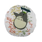 My Neighbor Totoro Cartoon Standard 15  Premium Round Cushions Back