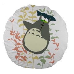 My Neighbor Totoro Cartoon Large 18  Premium Round Cushions