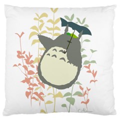 My Neighbor Totoro Cartoon Standard Premium Plush Fleece Cushion Case (one Side) by Mog4mog4