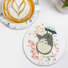 My Neighbor Totoro Cartoon Uv Print Round Tile Coaster by Mog4mog4