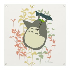 My Neighbor Totoro Cartoon Banner And Sign 3  X 3  by Mog4mog4