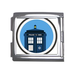 Doctor Who Tardis Mega Link Italian Charm (18mm) by Mog4mog4