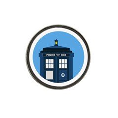 Doctor Who Tardis Hat Clip Ball Marker (10 Pack) by Mog4mog4