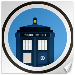 Doctor Who Tardis Canvas 20  X 20  by Mog4mog4