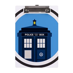 Doctor Who Tardis A5 Acrylic Clipboard