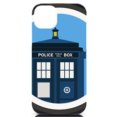 Doctor Who Tardis Iphone 14 Plus Black Uv Print Case